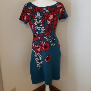 Maeve Anthropologie Allison Floral Sweater Dress